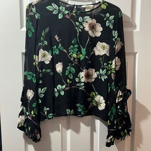 H&M floral printed blouse